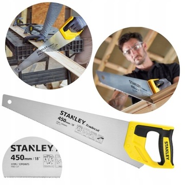 STANLEY TRADECUT 11 TPI/450 мм ручная пила по дереву STHT20355-1