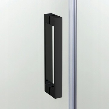 ПОЛЬСКАЯ ДУШЕВАЯ КАБИНА 80х80 см ЧЕРНЫЕ ПРОФИЛИ