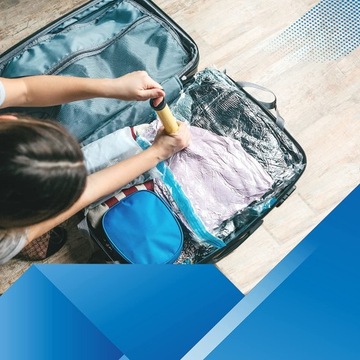 Вакуумные пакеты для одежды, прочные, 5 шт 50х70