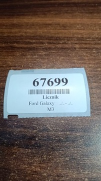 FORD GALAXY FACELIFT 1.9 TDI PŘÍSTROJOVÁ DESKA BUDÍKY 7M5920800E