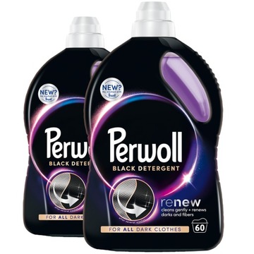 Perwoll Renew Black Płyn do Prania Ciemnych Tkanin Zestaw 6l 120 Prań