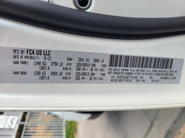 Dodge Journey 3.6 V6 287KM 2015 DODGE JOURNEY Crossroad V6 3.6 benzyna 287KM Dokumentacja 7 osobowyVAT23%, zdjęcie 38