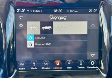 Jeep Compass II SUV 1.4 MultiAir 140KM 2020 Jeep Compass 1.4T 140KM Night Eagle Czarny dach i alu Navi Kamera ACC Lane, zdjęcie 33