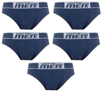 5X GATTA SLIPY MAJTKI BAWEŁNA OCEAN BLUE NIEBIESKI XXL