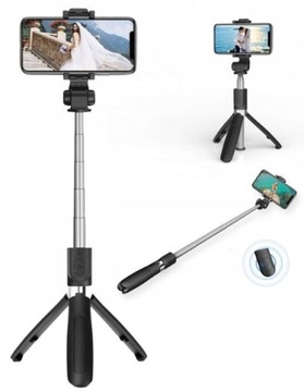 SELFIE STICK TRIPOD KIJEK DO ZDJĘĆ + PILOT 10M