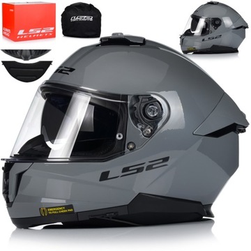 KASK MOTOCYKLOWY LS2 FF808 STREAM II NARDO KEVLAR SYSTEM PINLOCK + BLENDA