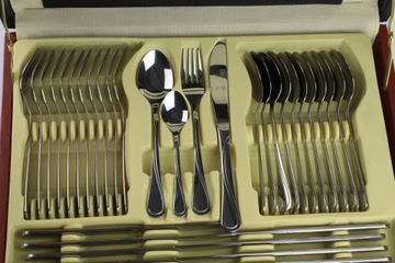 Набор столовых приборов НИНА в чемодане, 72 предмета