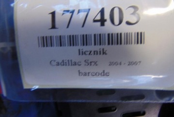 CADILLAC SRX 3.6B PŘÍSTROJOVÁ DESKA