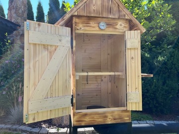 Деревянная садовая коптильня TOKO 3/4 Wood Smokehouse Set
