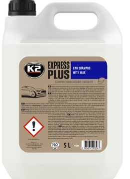 K-2 EXPRESS PLUS SZAMPON Z WOSKIEM 5L