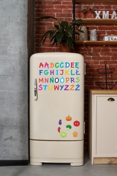 MAGNESY EDUKACYJNE -ABECADŁO- ALFABET POLSKI