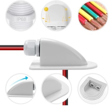 люверс, переходник на крышу для кемпера, СОЛНЕЧНАЯ ПАНЕЛЬ НА ДВУХ КАБЕЛЕЙ