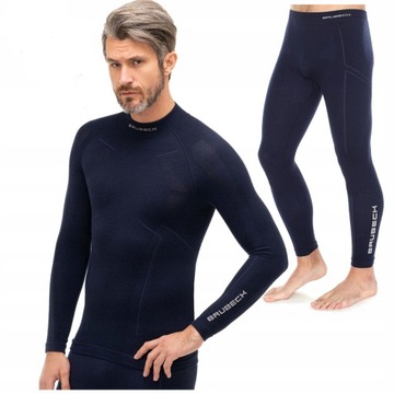 BRUBECK BIELIZNA TERMOAKTYWNA KOMPLET MĘSKI EXTREME WOOL WEŁNA MERINO | 2XL