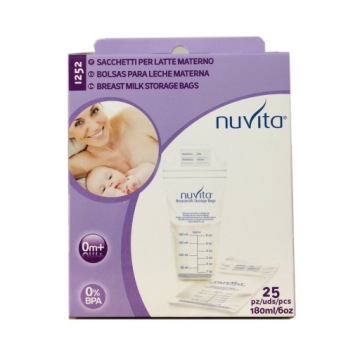 Сумочки для зберігання молока матері Nuvita 1252, 180 мл.