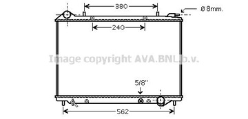 AVA QUALITY COOLER OLA2441 CHLADIČ SYSTÉM CHLAZENÍ MOTORU
