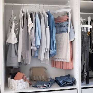 ВЕШАЛКА НА 12 ПОЛОСОК, белый шарф ZELLER