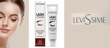 LeviSsime Lash Color краска для ресниц и бровей 15мл 3-7 Коричневый