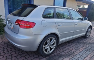 Audi A3 8P Hatchback 3d 1.8 TFSI 160KM 2009 AUDI A3 SKÓRA AUTOMAT MAŁY PRZEBIEG ZAREJESTROWANA, zdjęcie 10