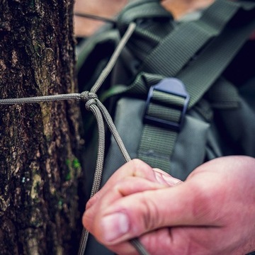 ZESTAW BIWAKOWY NEO TARP PŁACHTA WODOODPORNA LINKA PARACORD SPORK SURVIVAL