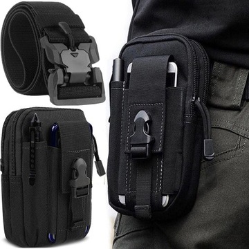 ТАКТИЧЕСКАЯ ВОЕННАЯ НАСТЕННАЯ СУМКА ВОЕННЫЙ КАРМАН ДЛЯ ВЫЖИВАНИЯ + РЕМЕНЬ НА ПОЯС