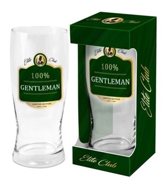 Szklanka do piwa 100 % Gentelman na prezent