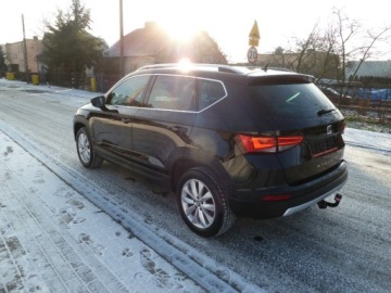 Seat Ateca SUV 1.0 EcoTSI Ecomotive 115KM 2019 Seat Ateca KAMERA COFANIANAWIGACJA PLGRZANE FOTELEELEK. KLAPA BAGAZNIKA, zdjęcie 4
