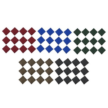 12 шт. мужские винтажные гладкие хлопковые карманные носовые платки винно-красного цвета