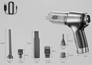 РУЧНОЙ АВТОМОБИЛЬНЫЙ ПЫЛЕСОС МОЩНОСТЬЮ 120 ВТ БЕСПРОВОДНОЙ АВТОМОБИЛЬНЫЙ