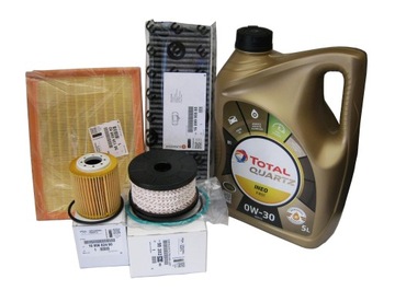 FILTRY 1.5 BLUE HDI OLEJ 0W30 BERLINGO PARTNER