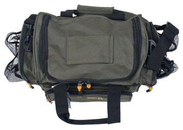 СУМКА JAXON ДЛЯ РЫБАЛКИ С КАРМАНАМИ, ЖЕСТКИМ ДНОМ