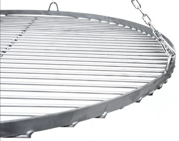 GRILL RUSZT NIERDZEWNY INOX FI 70 CM OGNISKOWY
