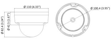 ВАНДАЛЬНАЯ IP КАМЕРА DS-2CD1153G0-I(2.8MM)(C) - 5 Мп Hikvision