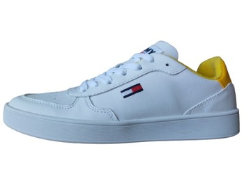 TOMMY HILFIGER CUPSOLE Sneakersy Obuwie Skóra r. 37