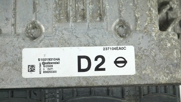 JEDNOTKA MOTORU NISSAN PULSAR 1.5 DCI 237104EA0C S180193104A D2 SID309