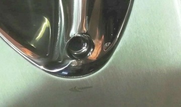 Писсуар настенный стальной SU20, бактериостатический