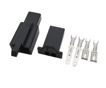 ZLACZE KOSTKA WTYK GNIAZDO MOTOCYKLOWE MTW 2 PIN Ebike rower elektryczny