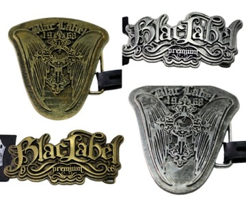 Klamra metalowa męska do paska Metal Unikat Blac Label 3 rodzaje