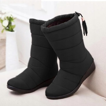 ВОДОНЕПРОНИЦАЕМЫЕ ТЕПЛЫЕ ВЫСОКИЕ ЖЕНСКИЕ ЗИМНИЕ ОБУВИ 39
