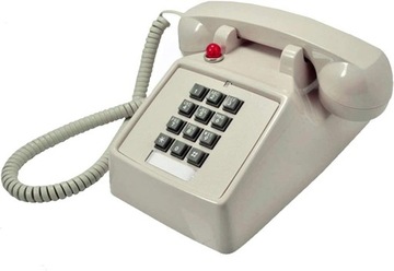 Telefon w stylu retro, vintage telefon, przycisk v