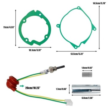 РЕМОНТНЫЙ КОМПЛЕКТ СТОЯНОЧНОГО ОТОПИТЕЛЯ ДЛЯ WEBASTO 12V 5KW