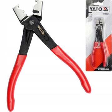 YATO SZCZYPCE DO DEMONTAŻU OPASEK ZACISKOWYCH 170 MM CLIC/CLIC R YT-06475