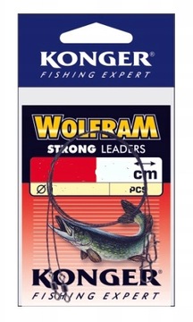 PRZYPON WOLF ŻÓŁTY 35cm 15kg 2szt KAMATSU 26003515