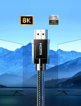 Кабель HDMI 2.1 UGREEN HD135, 8K 60Гц, 2м (черный)