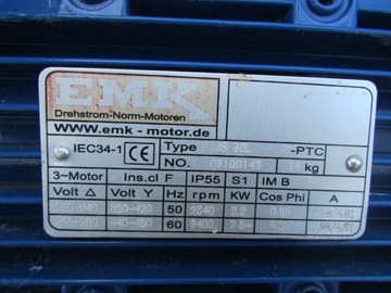 Электродвигатель ЭМК 2,2 кВт 2840 об/мин JS 90L
