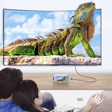 КАБЕЛЬ-АДАПТЕР MHL USB C НА HDMI 4K ДЛЯ ТЕЛЕФОНА MACBOOK 200 СМ