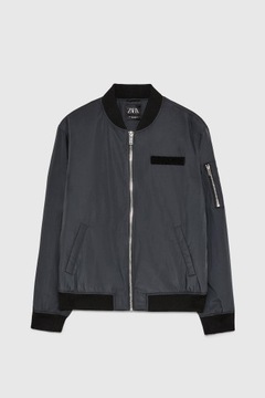 L1G012 ZARA__FY7 KURTKA BOMBER STÓJKA CASUAL __S