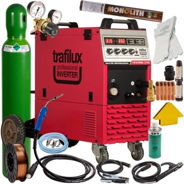SPAWARKA MIGOMAT TRAFILUX MIG 330 C MMA 330A ZESTAW 3