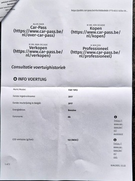 Fiat Tipo II Hatchback 1.4 95KM 2017 FIAT TIPO LOUNGE! Super stan!, zdjęcie 36