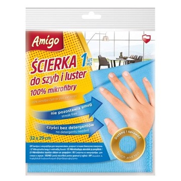 Amigo Ścierka do szyb i luster 1szt