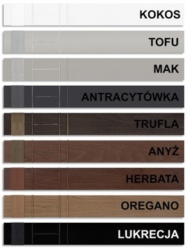 Żaluzje Drewniane na wymiar CLICKY Flip 50mm 170x60cm